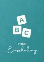 Einladung ABC - A6 Karte
