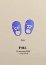 Geburtskarte BOY | A6 Karte