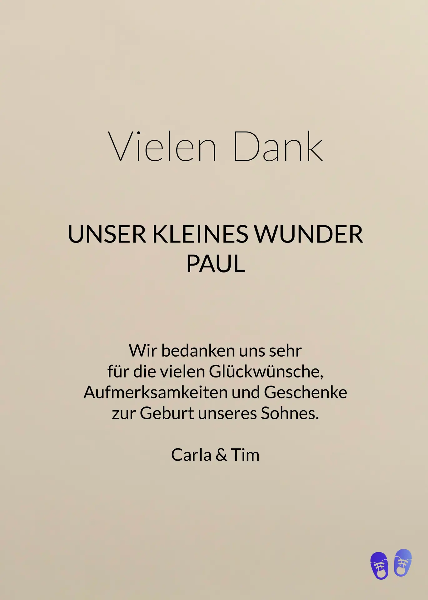 Geburtskarte BOY | A6 Karte – Bild 2