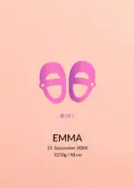 Geburtskarte GIRL - A6 Karte