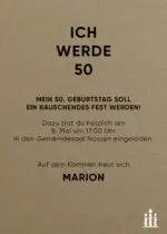 Geburtstagskarte Motiv KERZE - A6 Karte – Bild 2