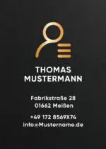 Visitenkarte ICON - 55 x 85 mm
