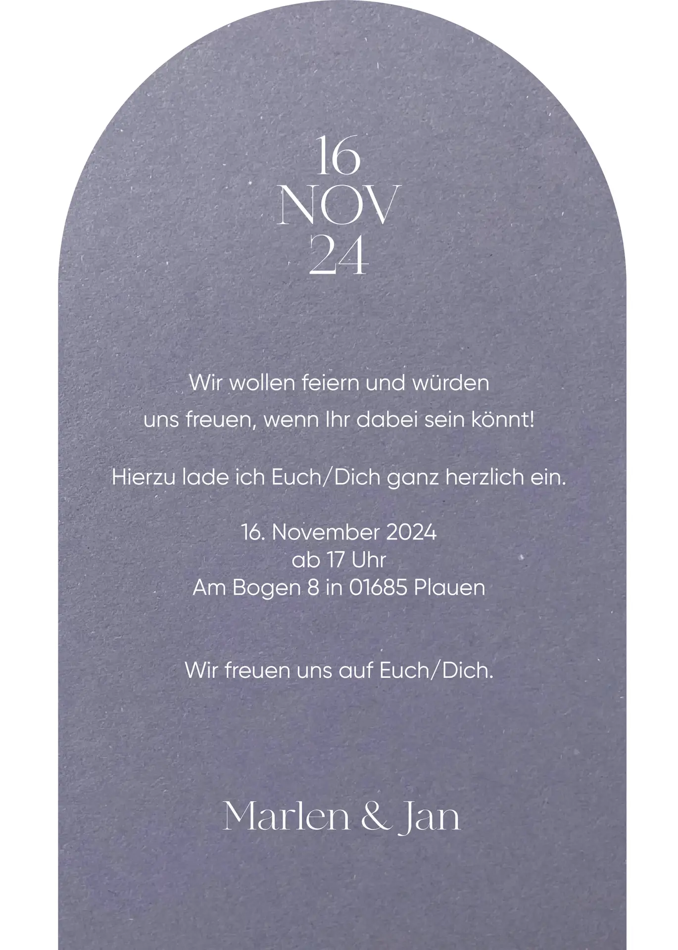 Besonders BOGEN - Freiform 105 x 175 mm – Bild 2